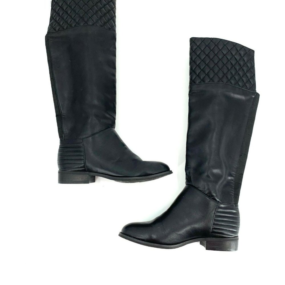 Chinese Laundry Fallout Boot Pull On Black Quilted - Picture 3 of 8